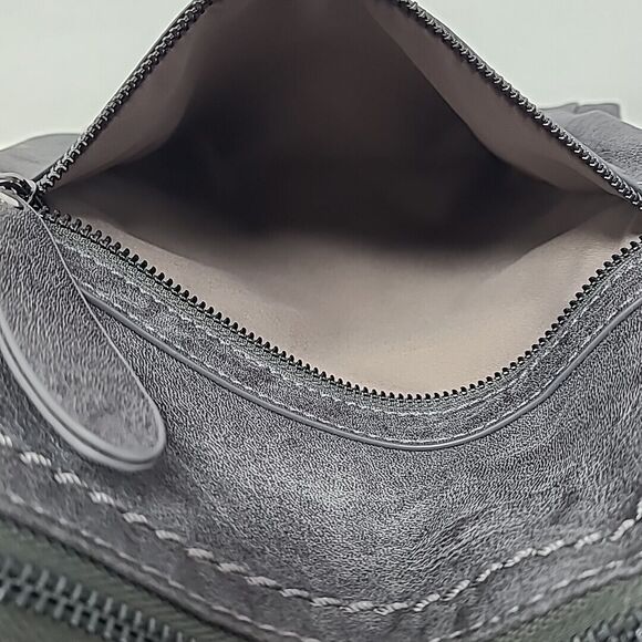 VX VONXURY Backpack Purse for Women, PU Leather Fashion Convertible Grey main image 6